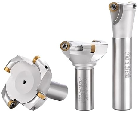 1pc CNC Integrated Right Angle Milling Cutter Bar BAP300R BAP400R Straight Shank C16 C20 Turret Milling Machine R5 Cutter Disc(EMR5R-C20-50-72L-3T)