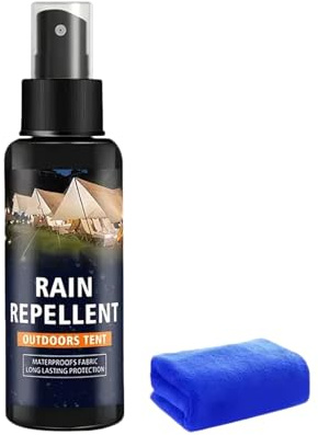 Spray Imperméabilisant Pour Tente - 100 Ml Liquide De Contrôle De L'Humidité | avec Spray Hydrofuge Anti-Graisse pour Textiles - pour Chaussures Veste Tente Botte Meubles Vêtements Camping Car Équipem