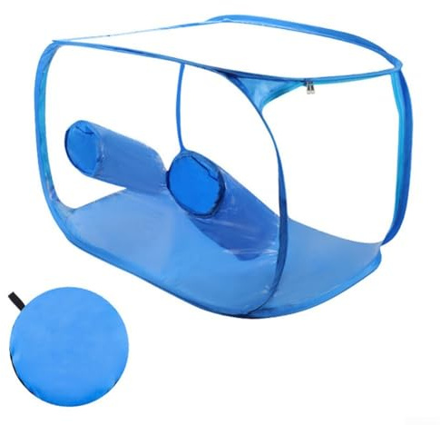 Convenientemente compacto para el cultivo de hongos Caja de aire para variedades de hongos (azul)
