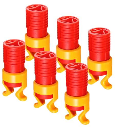 SHERCHPRY Plastic Screw Holder Clamp for Woodworking 6Pcs Screw Gripper Tool Drill Attachment Efficient Holding