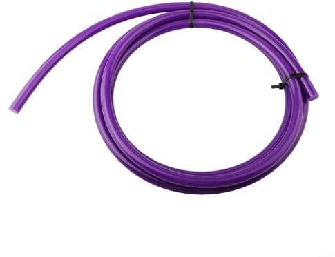 Glomc Kit di strisce piegatubi in rame, 4 m, in plastica, per piegatubi dell'aria condizionata, 3/4 viola e 7/8 nero, adatto per progetti di installazione HVAC (viola)