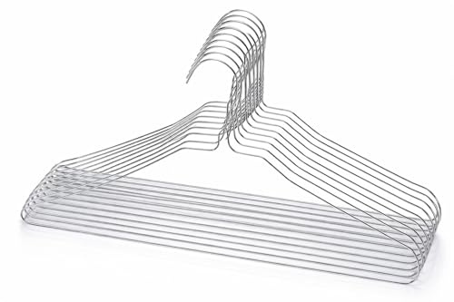 RAMPI Grucce in Ferro zincato 40 cm Appendiabiti salvaspazio Professionali per Lavanderia (80)