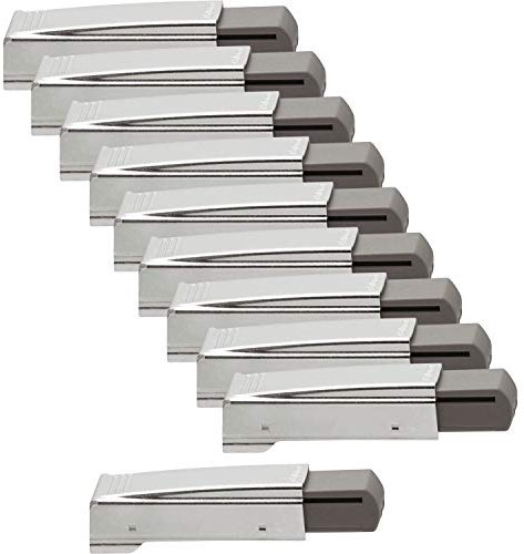 Blum Clip-Top Scharnierbefestigung für Eckanschlag 10 Stück, silber, Länge: 73 mm, 118500436