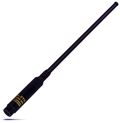 HYS SMA-Antena macho VHF/UHF 144/430MHz telescópica Walkie Talkie compatible con radio bidireccional YAESU VX-3R VX-6R VX-7R VX-8R VX-150 FT-60R VX-160 VX-400 VX-800