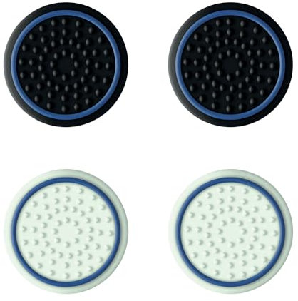 Trust Gaming GXT 266 Capuchon Joystick PS5, Capuchon pour Stick de Manette PlayStation 5 [4 Pack] Silicone Étui Protection de Pouce, Thump Grips pour Manette DualSense - Noir
