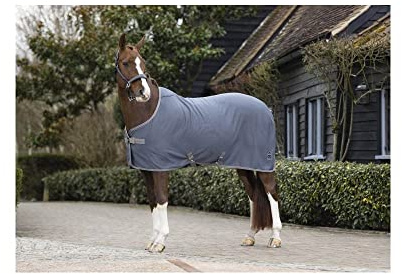 LeMieux Abschwitzdecke Arika Jersey-Tek Grau 155 cm - 155 cm - Grau