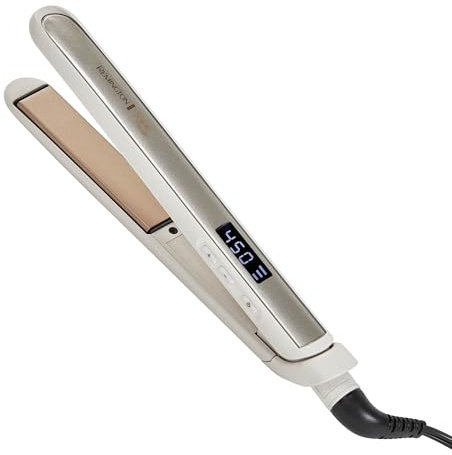 Remington Shine Therapy 1 inch Hair Straightener Iron, Flat Iron Infused with Argan Oil & Keratin, Professional Ceramic Flat Iron for Less Frizz, Shines and Smooth, Styling Tools