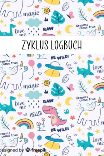 Zyklus Logbuch: Zyklus Logbuch und Perioden Kalender zum Ausfüllen während der Periode Für Mädchen, Teenager und Frauen