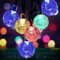 Oreunik Luci da Esterno Giardino Solari, 8 Modalità Lucine Luce Solare Esterno per Patio,Catena Luminosa Esterno Solare per Cortile, Portico, Decorazione per Feste di Nozze (30LED Colorato)