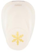 Vaessen Creative Craft Paper Punch - Snowflake - 1,4 x 1,6 cm - Circle Cutter for Crafting and Card Making