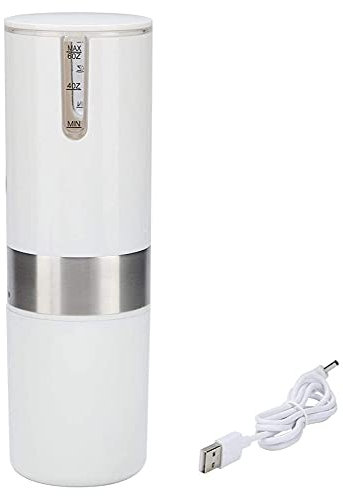 Cafetera automática Espumador de leche a vapor Máquina de café instantánea por goteo Cafetera de una sola porción Cafetera (color: blanco, tamaño: 23,5 x 7,5 x 7,5 cm) (blanco 23,5 x 7,5 x 7,5 c)