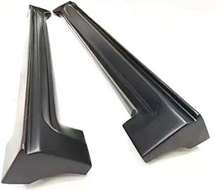 WHMH Auto Seitenschweller Flügeldiffusor für Golf 7 MK 7 VII 2014 2015 2016 2017,Kohlefaser Trittbretter Seitenschweller Rocker-Splitter