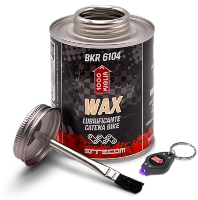 1000 Miglia BKR 6104 DRY WAX Bike Chain for Dry and Dusty Weather Conditions - 400 ml, All-In-One Can, Brush included