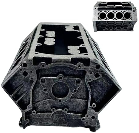 Visitenkartenhalter mit Motorblock, Visitenkarten, Kartenhalter, Organizer, Motormodell, Auto-Zubehör für Väter, Ehemänner, Kollegen, a, Refer to description, Unisex