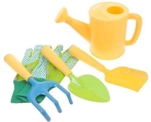 Gogogmee Komplettes Gartenwerkzeug-Set Für Jungen Und Mädchen Handschaufel Kelle Rechen Grubber Für Die Früherziehung Gartenspielzeug Für Jungen Und Mädchen