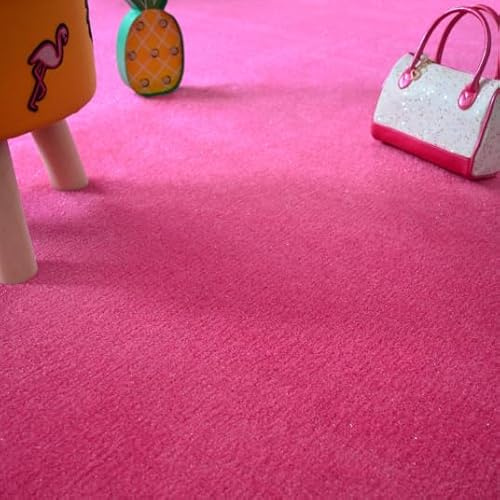 Moquette Pailletée - Flash - Rose - Rouleau de 4m x 2m