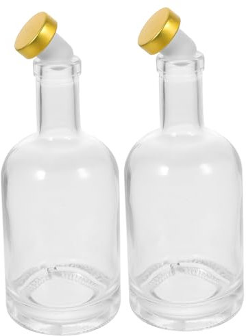 OFFSCH 2piezas Botella De Vino De Fondo Grueso Botella De Vidrio Unidades Para Decantador De Licor De Vodka De Whisky