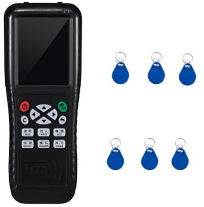 Sctecoau Lector de Tarjetas Inteligentes Escritor Copiadora RFID X100 Puerto USB Programador de Tarjetas de Acceso Duplicador Copia de Claves Cifradas 125 KHz 13,56 MHz