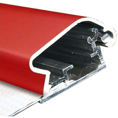 DisplayLager Klapprahmen mit 32mm Aluminium-Flachprofil, rot – A2