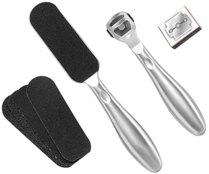 1 Satz Edelstahl Pediküre Trimmer für Hornhautentfernung | Maniküre Werkzeug für Fußpflege, 4 Stück, Quick Nail Shaping, Ergonomisches Design