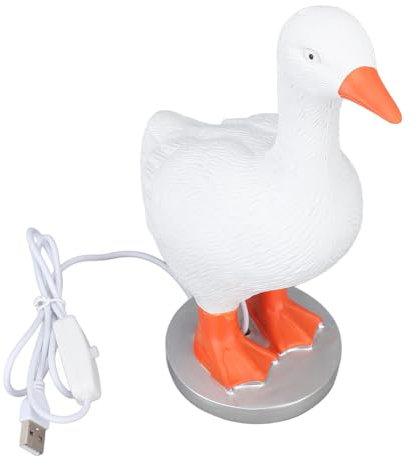 Hyuduo Duck Egg Lamp, Warm Light, Button Control, Unique Design, Ideal for Bedroom Study, Appearance with Gentle Lighting