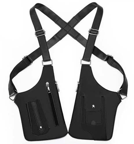 Premium Leather Adjustable Underarm Shoulder Bag for Men