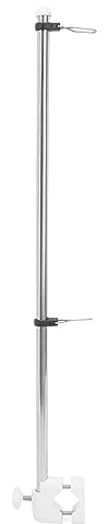 XZXCVN Marine Flaggenstock aus Edelstahl 21 Zoll, 22.2mm bis 25.4mm Rohrbefestigung, Flexibel Verstellbar - Rostfrei, Einfach Zu Montieren, Ideal für Boote und Wohnmobile
