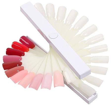 VILLCASE Plaques de Vernis à Ongles Présentoirs à Capsules Support de Manucure Capsules Entraînement Planche D’entraînement Nail Art