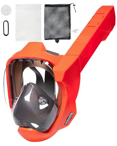 Maschera da snorkeling, impermeabile e a prova di perdite, attrezzatura per snorkeling per adulti, per uomini e donne, per nuoto, immersioni, viaggi in piscina sott'acqua
