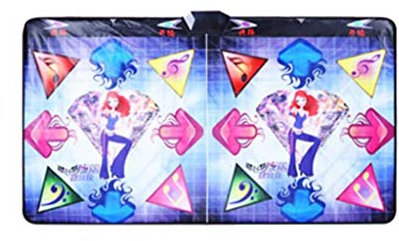 JHKJ HD Tanzmatte Doppel-TV-Computer Dual-Use Thicken Gewicht Zu Verlieren/Yoga/Somatosensory Spiel/Tanzmaschine,C