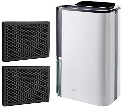 Luftentfeuchter und Luftreiniger Noaton DF 4123 HEPA + 2x Kohlefilter, max. 23 L/Tag, für Räume bis 50m², inkl. Ionisator