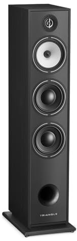 Triangle - BOREA BR08 Diffusore Hi-Fi da Pavimento - Gestione Potenza 150W - Uscita 92 dB/W/m - Driver 16 cm - Musica Versatile e Home Theater - 206 x 1020 x 314 mm - Nero (Pezzo)