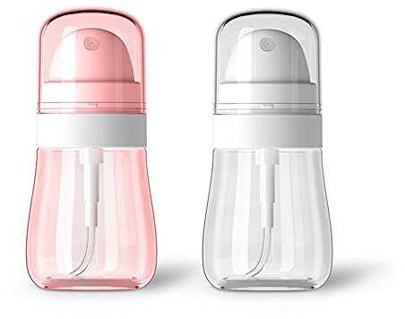 Aurdox Sprühflaschen, Wassernebel, Sprühflasche, Aerosol, feiner Nebel, gelockt, leer für Pflanzen, Haustiere, Reinigung, 2 Stück/50 m