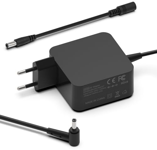 Hafiuege Ersatz Asus Netzteil 45W 19V 2.37A Laptop Ladekabel kompatibel mit Asus Zenbook UX303U UX305 UX410U UX430 VivoBook Transformer Book F553M S200 Chromebook C200 C300 Ladegerät 4.0 * 1.35mm