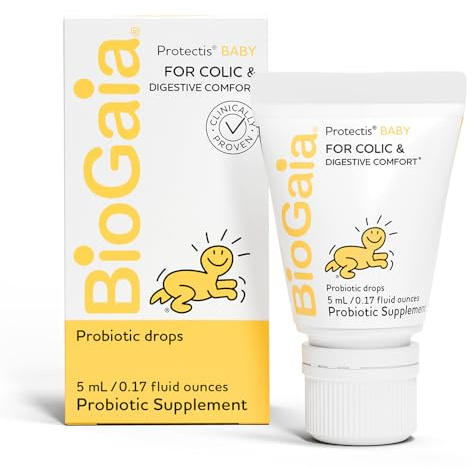 BioGaia Protectis Baby Drops | Probiotic Supplement for Newborns, Babies & Infants | Daily Digestive Support with ﻿100 Million Live L. Reuteri Probiotics | Features LongevityGuard | 5 ml