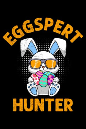 Notizbuch A5 kariert mit Softcover Design: Eggspert Ostereier Suche Osterhasen Bunny Ostern: 120 karierte DIN A5 Seiten