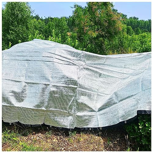AITAF Rete di Protezione Solare in Alluminio 85% Rete Ombreggiante Tessuto Protezione UV Tela Riflettente Telo Parasole Vela Ombreggiante Traforata per Auto, Serre, Giardino, Campeggio (Size : 3x4M)