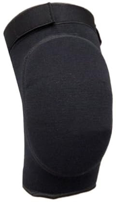 DUNSBY Knieschützer Sport Kneepad Tanzen Knie Protector Volleyball Yoga Knie Brace Unterstützung Winter Beinlinge Workout Training Zubehör Verband Knieschutzschoner (Color : Black, Size : L)