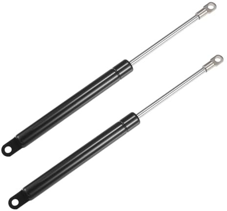 QUARKZMAN 2 Piezas 10 Pulgadas 25Ib/111N Soportes de Elevación Negros Amortiguadores Resortes de Gas Universales para Ventanas de Caravanas Coches Camiones Barcos Puertas de Armarios