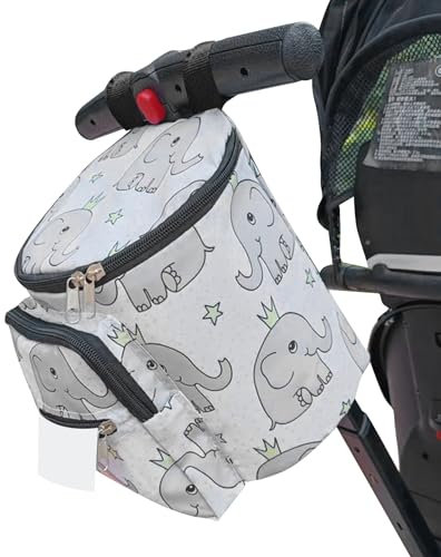 Kinderwagen Organizer Universal, Baby Stroller Bag, Kinderwagentasche Buggy Organizer Kinderwagen Zubehör Stroller, Kinderwagentasche Buggy Tasche Baby Multifunktionale Aufbewahrungstasche (Style A)