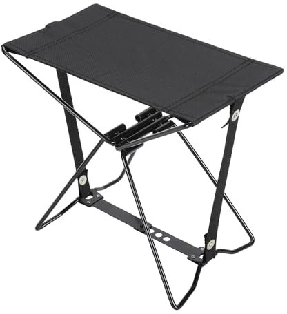 Yechiry Picknick-Grillhocker, Tragbarer Klapphocker, Faltbarer Outdoor-Stuhl, Angelhocker, Campinghocker, Rucksackstuhl mit Tragetasche für Gartenarbeit Im Freien und Strandwandern, Angeln