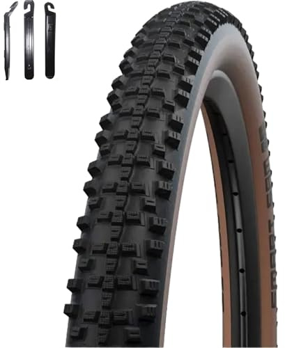 Angebot Set 1 x Schwalbe Smart Sam ADDIX Performance Line Fahrradreifen Schwarz/Bronze 65-622 (29x2.60) inkl. maxxi4you Reifenheber