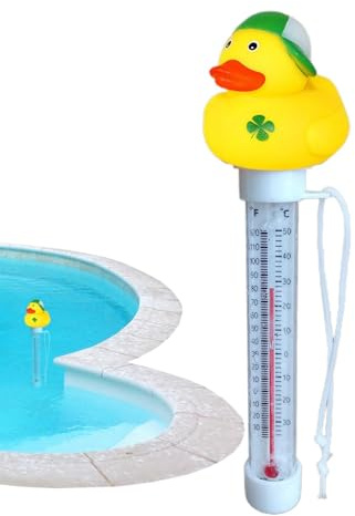 Schwimmende Pool-Thermometer, schwimmende Enten-Pool-Thermometer | Niedliche Enten-Design-Thermometer für die Wassertemperatur | Schwimmende Thermometer für Eisbäder, Eisbad-Thermometer, digitale Pool