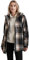 STREET ONE Damen A201963 Karierte Jacke, Black, 42