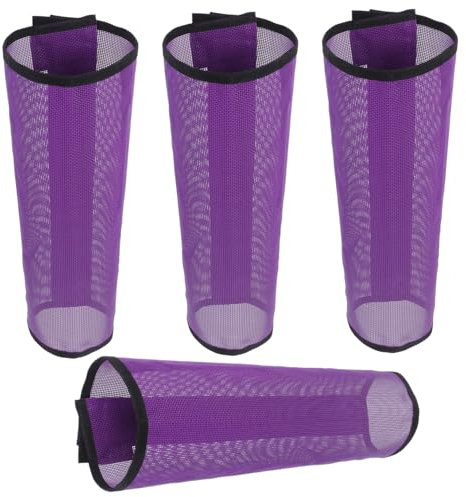 BESPORTBLE 4 Stück Pferdefliegengamaschen Praktische Pferdebeinabdeckung Verschleißfeste Pferdegamaschen Professionelle Pferdebeinschützer Outdoor Pferdebeinschutz Tragbare