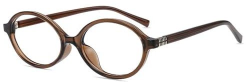 Firmoo Blaulichtfilter Brille ohne Sehstärke Ovale Retro-Brille Entspiegelt & UV Schutz Computerbrille für Damen Herren