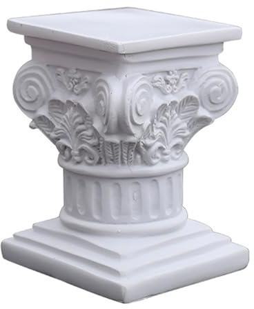 Genérico Figura de Resina de Columna Griega - Decoración de Mesa de Pilar Romano | Elegante Columna Griega para Bodas, cumpleaños y cenas, Escultura clásica de Resina