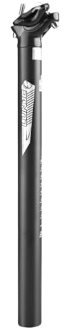 TRIWONDER Tija de Sillín de Bicicleta 27.2/30.9/31.6 mm, Tija de Sillín de Aluminio de 350mm para MTB BMX E-Bike Bicicleta de Carretera de Montaña (Negro, 27,2 x 400mm)