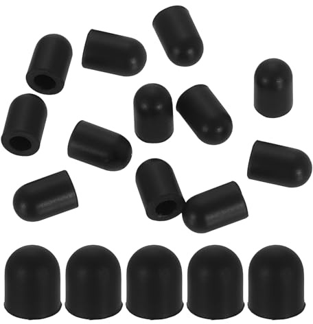 PATIKIL 6.0mm (0.24) Stylus Pen Tips, 50Pcs Conductive Rubber Capacitive Touch Screen Pens Tip for Mobile Phones Computers Tablets E-readers Smart Drawing Boards, Black