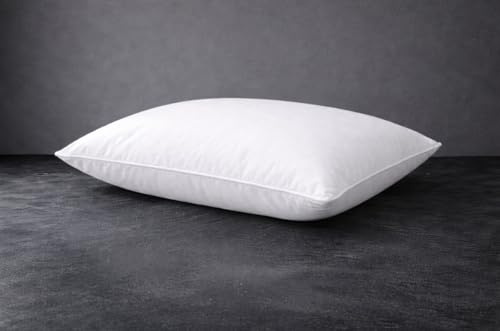 Vico Casa® Cuscino Letto PIUMETTA SOFT 50x80cm - Guanciale in piuma d'oca per letto, tessuto 100% cotone e imbottitura in piumino e piumetta